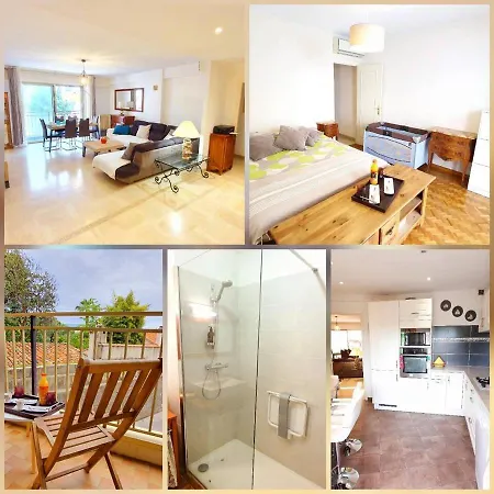 4p 100m², Centre-ville, Calme , Mer , Parking , Wifi Antibes